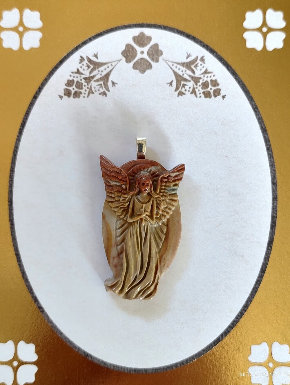 *New* Polychrome Angel Pendant